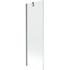Mexen Next vanová zástěna 1-dílná 60 x 150 cm, transparentní, kartáčovaná gun šedá - 895-060-000-00-00-66