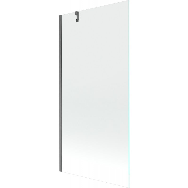 Mexen Next vanová zástěna 1-křídlová 90 x 150 cm, transparentní, kartáčovaná gun šedá - 895-090-000-00-00-66