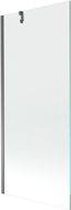 Mexen Next vanová zástěna jednokřídlá 80 x 150 cm, transparentní, gun metal - 895-080-000-00-00-95