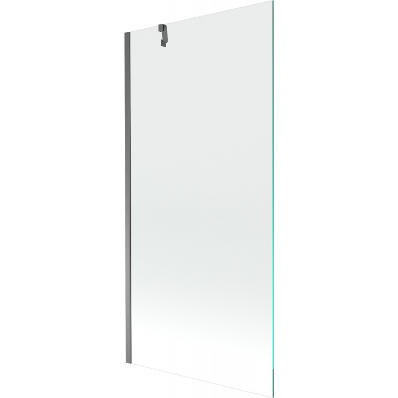 Mexen Next vanová zástěna 1-křídlová 90 x 150 cm, transparentní, gun metal - 895-090-000-00-00-95