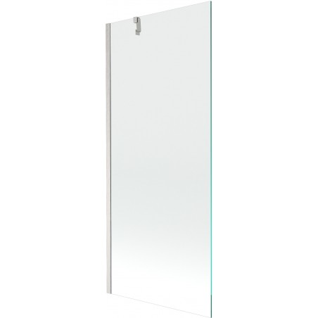 Mexen Next vanová zástěna 1-křídlová 80 x 150 cm, transparentní, kartáčovaný nikl - 895-080-000-00-00-97