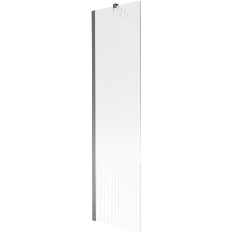 Mexen Next vanová zástěna 1-křídlová 50 x 150 cm, pruhovaná, gun metal - 895-050-000-00-09-95