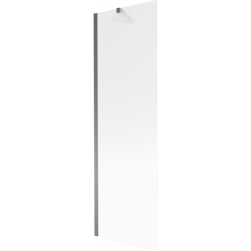 Mexen Next vanová zástěna 1-křídlová 60 x 150 cm, proužky, gun metal - 895-060-000-00-09-95