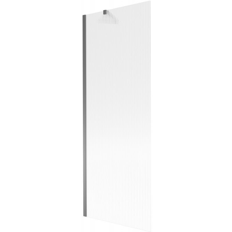 Mexen Next vanová zástěna 1-křídlová 70 x 150 cm, proužky, gun metal - 895-070-000-00-09-95