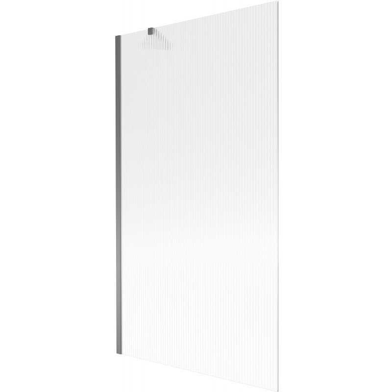 Mexen Next vanová zástěna 1dílná 100 x 150 cm, proužky, gun metal - 895-100-000-00-09-95