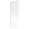Mexen Next vanová zástěna 1-dveřová 70 x 150 cm, pruhy, kartáčovaný nikl - 895-070-000-00-09-97