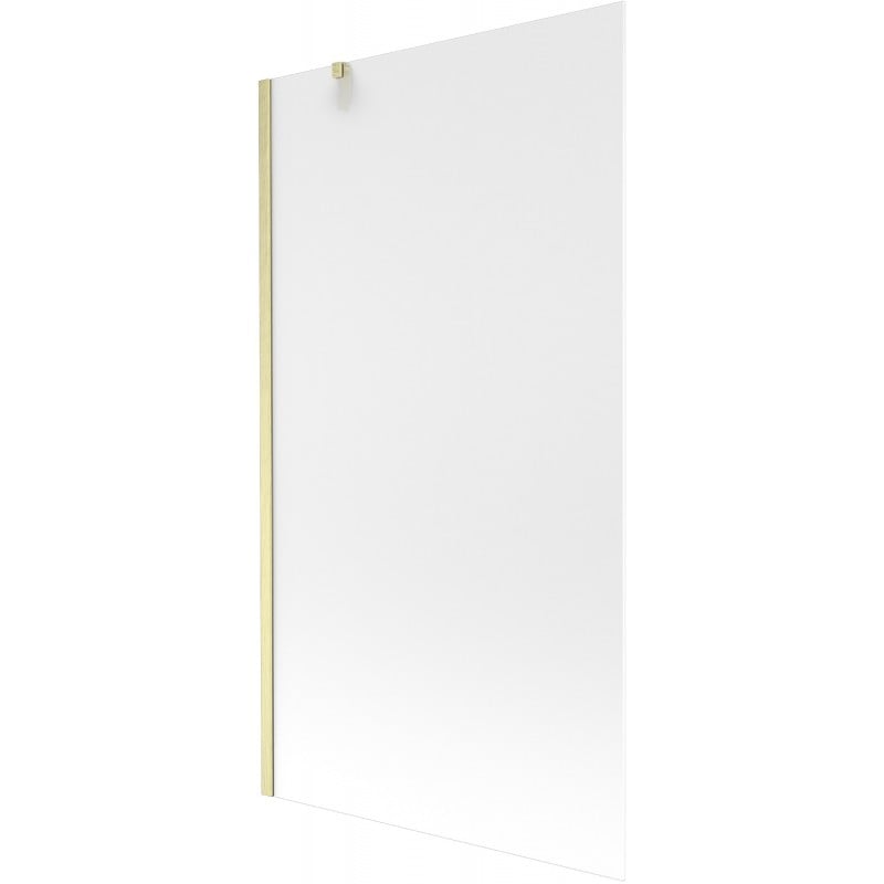 Mexen Next vanová zástěna 1-křídlová 100 x 150 cm, matná, zlatá kartáčovaná - 895-100-000-00-30-55