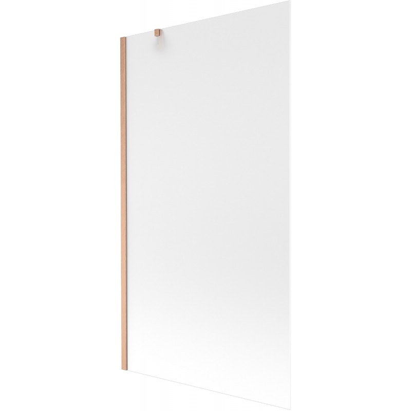 Mexen Next vanová zástěna 1-křídlová 100 x 150 cm, mat, kartáčovaná měď - 895-100-000-00-30-65