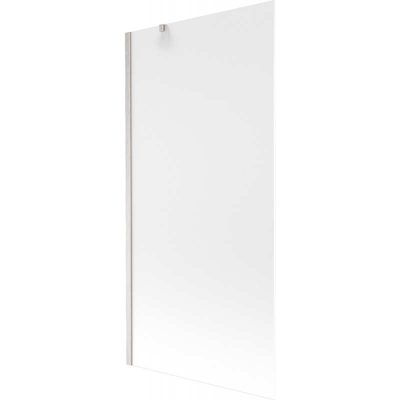 Mexen Next vanová zástěna 1-křídlová 90 x 150 cm, matný, kartáčovaný nikl - 895-090-000-00-30-97