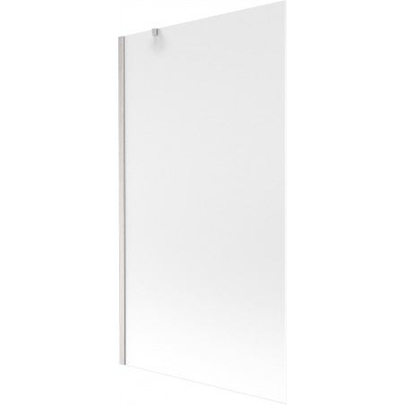 Mexen Next vanová zástěna 1-křídlová 100 x 150 cm, matné sklo, kartáčovaný nikl - 895-100-000-00-30-97