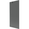 Mexen Next vanová zástěna 1-křídlová 80 x 150 cm, grafit, kartáčovaný gun gray - 895-080-000-00-40-66