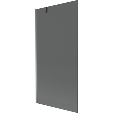 Mexen Next vanová zástěna 1-křídlová 90 x 150 cm, grafit, gun metal - 895-090-000-00-40-95