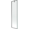 Mexen Next vanová zástěna jednodílná 50 x 150 cm, černý rám, gun metal - 895-050-000-00-70-95