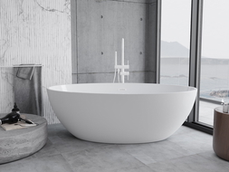 Mexen Nike volně stojící vana 175 x 100 cm, bílá, přepad bílý - 54071751000-20