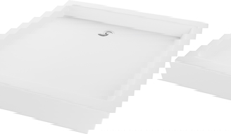 Mexen Rio obdélníkový sprchový kout 120 x 80 cm, bílý - 45108012