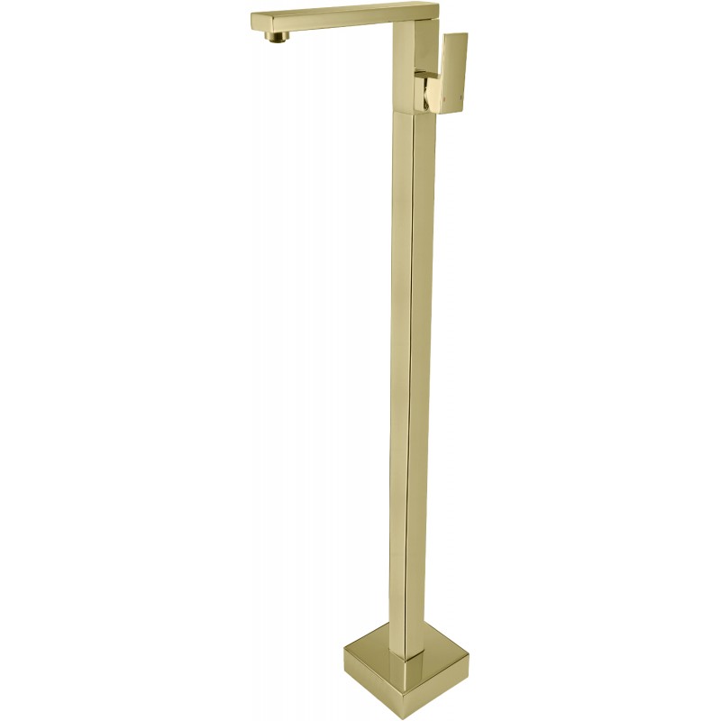 Mexen Urano samostatně stojící umyvadlová baterie, zlatá - 75234-50