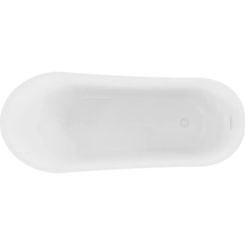 Mexen Alta volně stojící vana 170 x 75 cm, bílá, bílý přepad - 52141707500-20