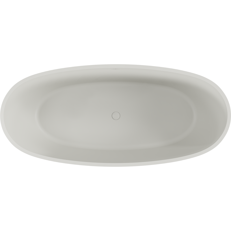 Mexen Torino volně stojící vana z konglomerátu 175 x 78 cm, beton mat - 57271757861