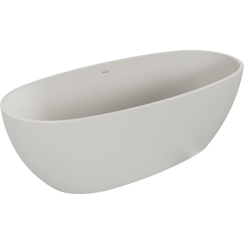 Mexen Torino volně stojící vana z konglomerátu 175 x 78 cm, beton mat - 57271757861