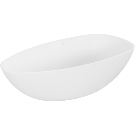 Mexen Imola volně stojící vana z konglomerátu 160 x 81 cm, bílá mat - 57281608000