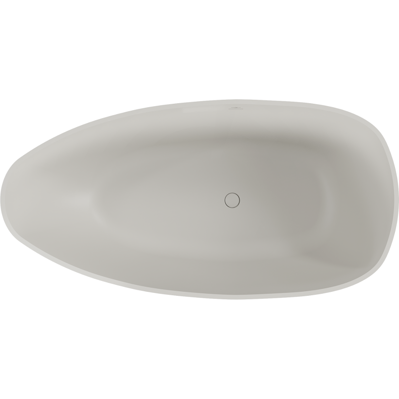 Mexen Imola samostatně stojící vana z konglomerátu 160 x 81 cm, beton mat - 57281608061