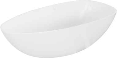 Mexen Imola volně stojící vana z konglomerátu 170 x 88 cm, bílý lesk - 57281708510