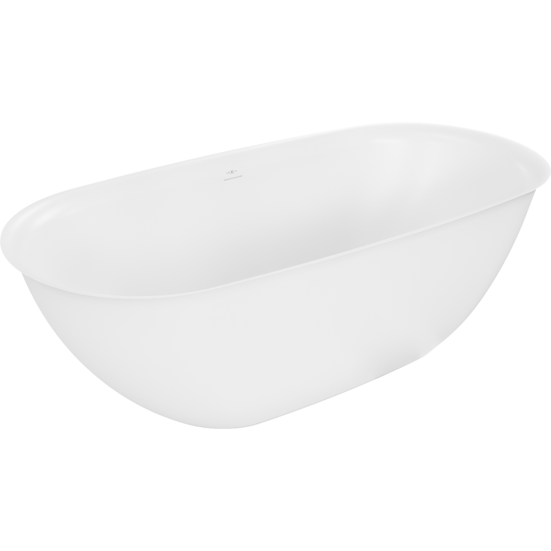 Mexen Siena volně stojící vana z konglomerátu 170 x 80 cm, bílá mat - 57291708000