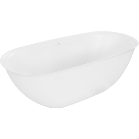 Mexen Siena volně stojící vana z konglomerátu 170 x 80 cm, bílá mat - 57291708000