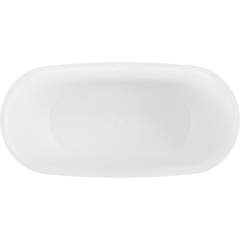 Mexen Siena volně stojící vana z konglomerátu 170 x 80 cm, bílá mat - 57291708000