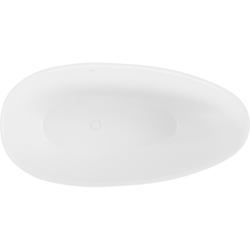 Mexen Milano volně stojící vana z konglomerátu 150 x 82 cm, bílá mat - 57301508500