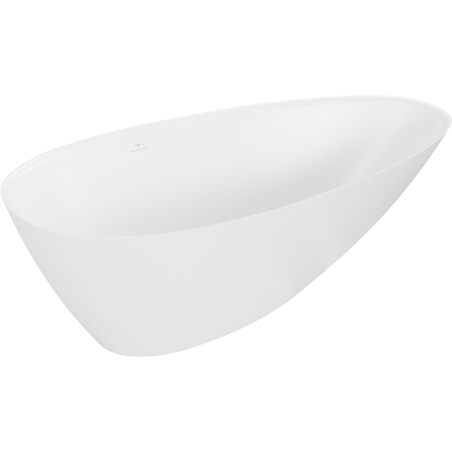 Mexen Milano volně stojící vana z konglomerátu 150 x 82 cm, bílá mat - 57301508500