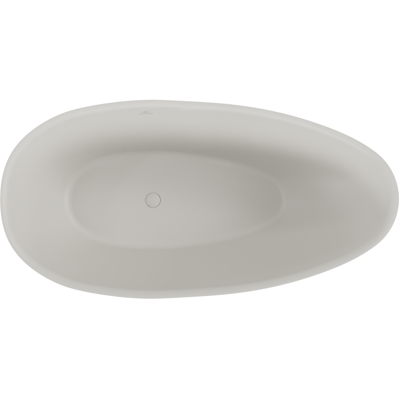 Mexen Milano volně stojící vana z konglomerátu 150 x 82 cm, beton mat - 57301508561