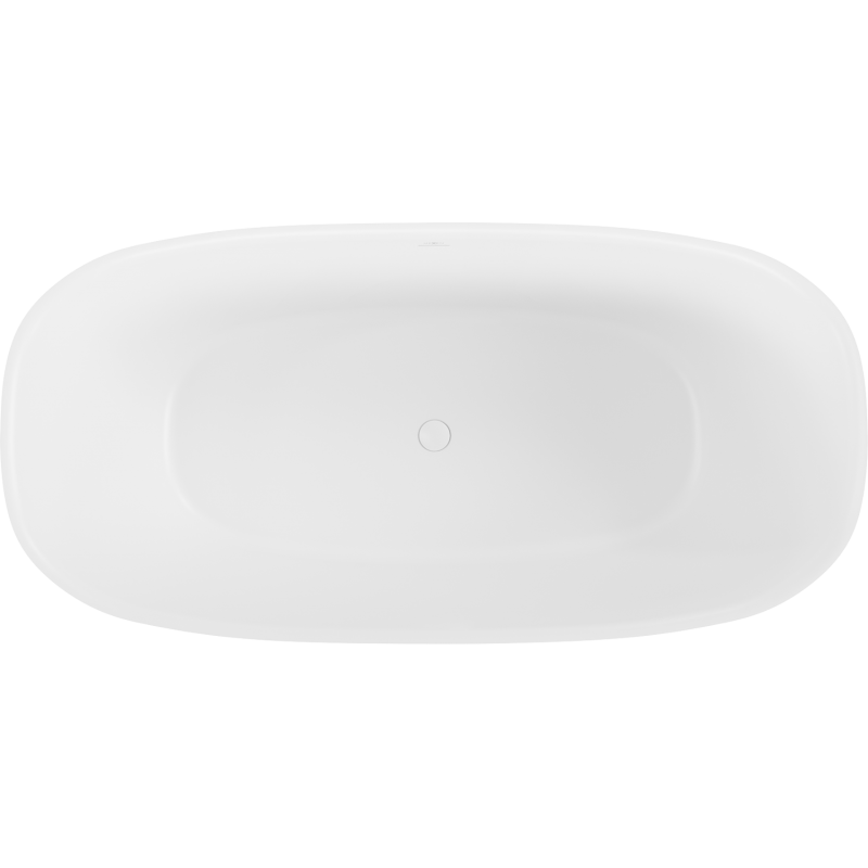 Mexen Como samostatně stojící vana z konglomerátu 150 x 82 cm, bílá matná - 57311508200