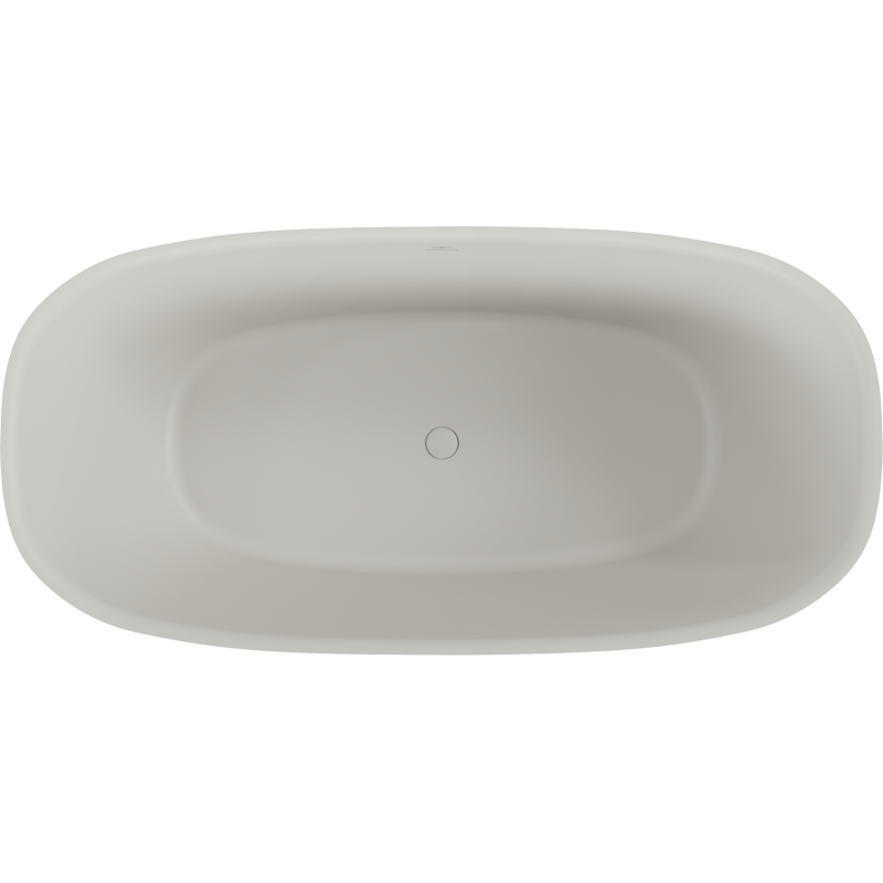 Mexen Como volně stojící vana z konglomerátu 150 x 82 cm, beton mat - 57311508261