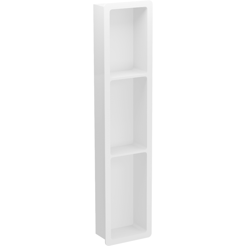 Mexen X-Wall-K vestavěná polička z konglomerátu 93,2 x 20,7 cm, bílá - 1900932010