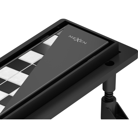 Mexen Flat ABS lineární odtok 2v1 90 cm, černý - 1769090