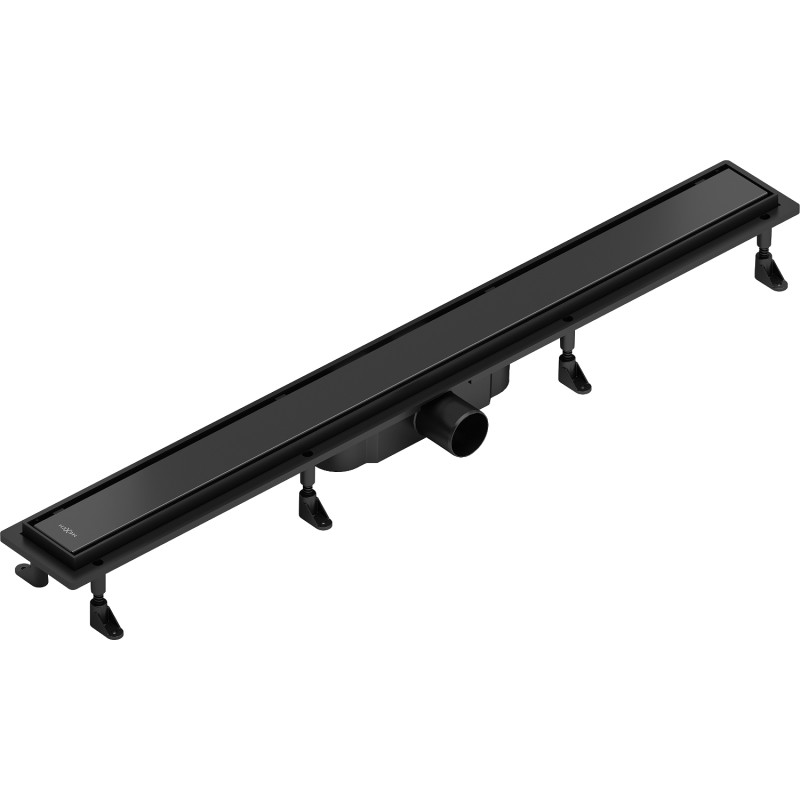 Mexen Flat Abs Plochý ABS liniový odtok 2v1 90 cm, černý - 1769090