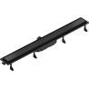 Mexen Flat Abs Plochý ABS liniový odtok 2v1 90 cm, černý - 1769090