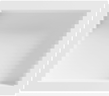 Mexen X-Wall-S polička výklenková SMC s límcem 35,5 x 40,7 cm, bílá - 1901354109