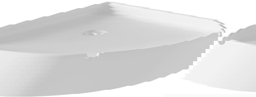 Mexen X-Wall-S rohová nástěnná police SMC 20,5 x 20,5 cm, bílá - 1901202005