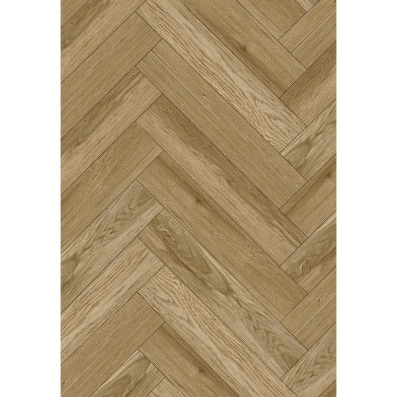 Mexen Manhattan vinylové panely rybí kostra 635 x 127 mm SPC 6,5 mm, podklad IPEX 1,5 mm, 4 V-spára, Dub