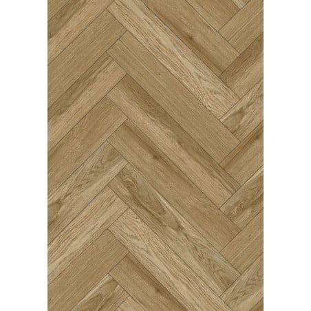 Mexen Manhattan vinylové panely rybí kostra 635 x 127 mm SPC 6,5 mm, podklad IPEX 1,5 mm, 4 V-spára, Dub