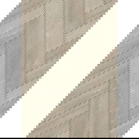 Mexen Parker vinylové panely rybí kost 635 x 127 mm SPC 6,5 mm, podložka IPEX 1,5 mm, 4 V-drážka, Dub