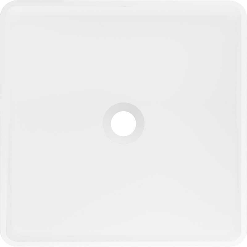 Mexen Adora volně stojící umyvadlo z konglomerátu 45 x 45 cm, bílá mat - 26564500