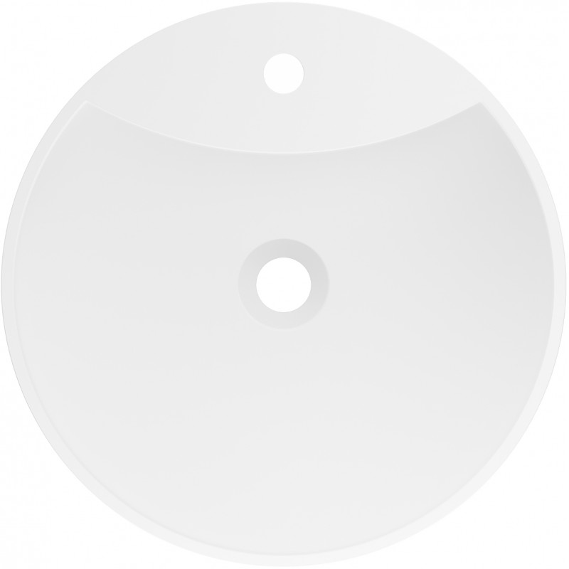 Mexen Ajax-02 volně stojící umyvadlo z konglomerátu 45 x 45 cm, bílá mat - 26514500