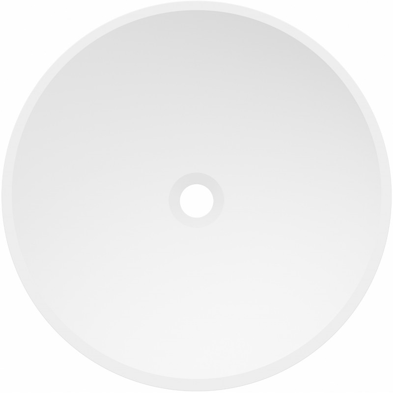 Mexen Nilda volně stojící umyvadlo z konglomerátu 52 x 52 cm, bílá mat - 26555200