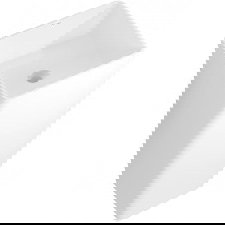 Mexen Adora volně stojící umyvadlo z konglomerátu 45 x 45 cm, bílá mat - 26564500