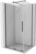 Mexen Velar posuvná sprchová zástěna 100 x 90 cm, transparentní, gun metal - 871-100-090-01-95