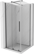 Mexen Velar sprchová kabina posuvná 110 x 110 cm, transparentní, gun metal - 871-110-110-01-95