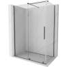 Mexen Velar posuvná sprchová kabina 150 x 85 cm, transparentní, gun metal - 871-150-085-01-95